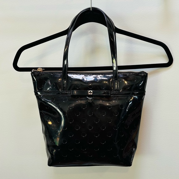 kate spade Handbags - Kate Spade Black Patent Leather Tote